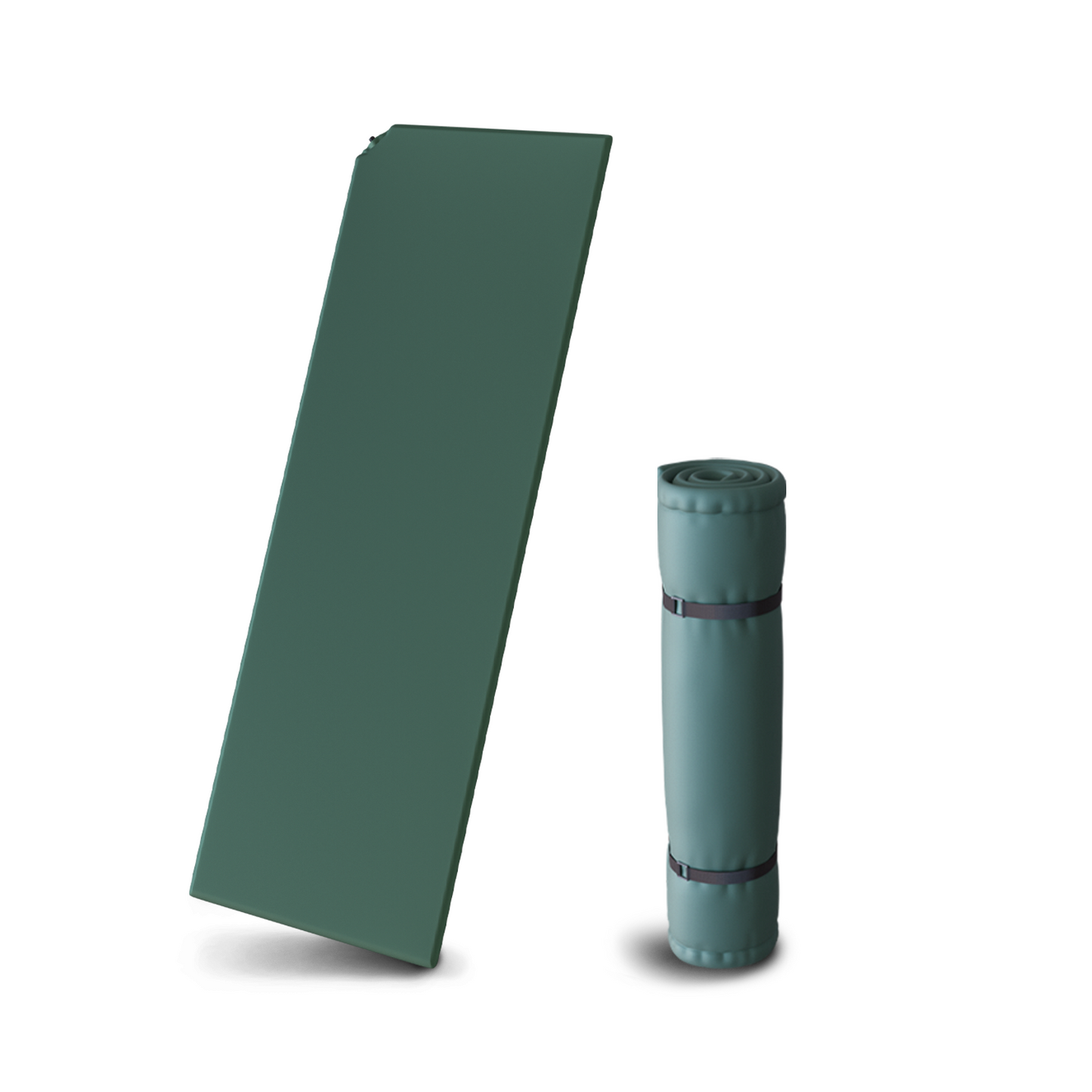 Isomatte selbstaufblasend - Luftbett - 190 x 60 x 2,5 cm - Luftmatratze - grün