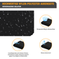 Isomatte selbstaufblasend - Luftbett - 200 x 66 x 6 cm - Luftmatratze - schwarz