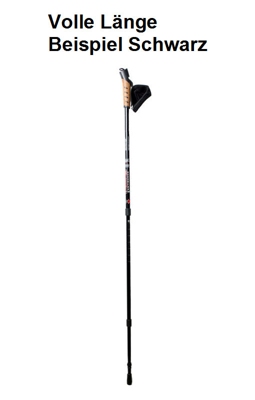 Nordic Walking Teleskop Stöcke Wander Trekking Anti-Shock gold