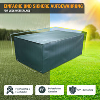 Schutzhülle Gartentisch, Abdeckhaube 70x180x120cm, wasserdicht, grün