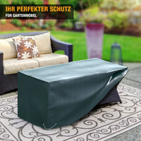 Schutzhülle Gartenbank - Abdeckhaube 75 x 160 x 80 cm - wasserdicht -  Abdeckung für Gartenmöbel - grün