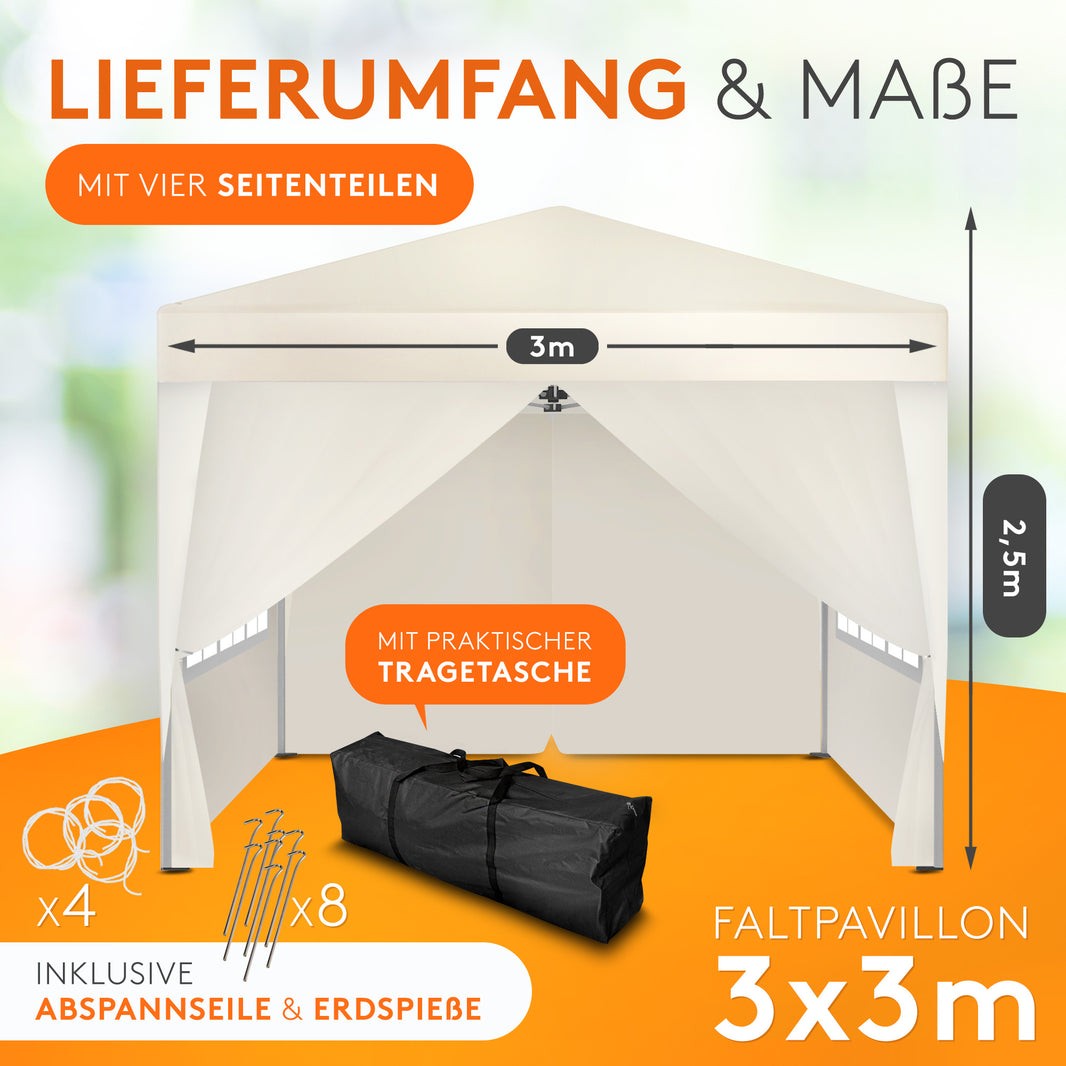 Erstaunlich Faltpavillon 3x3 Aldi Bilder