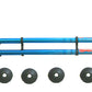 Nordic Walking Teleskop Stöcke Wander Trekking Anti-Shock blau